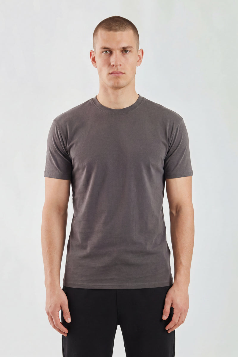 Classic Crew Tee – Men’s Charcoal T-Shirt