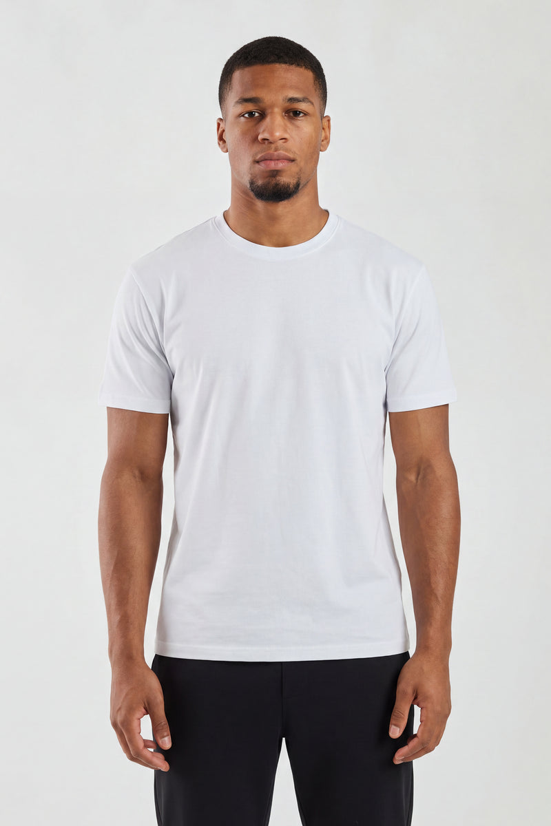 Classic Crew Tee – Men’s White T-Shirt