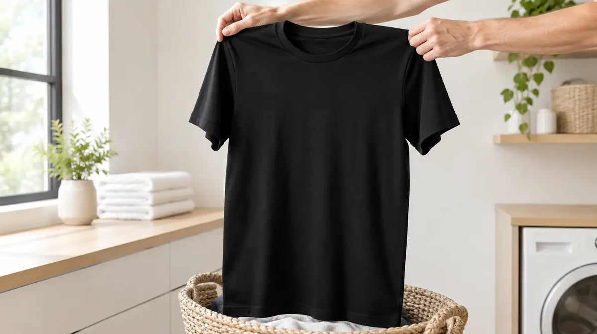 Same shirt after washing, measured